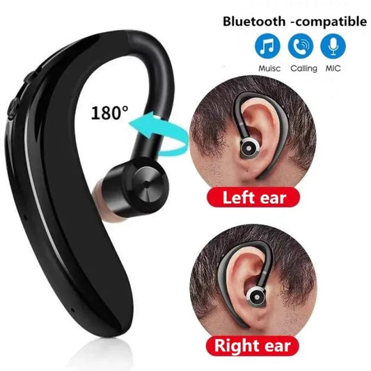 New S109 Wireless Bluetooth Headset Hanging Ear Unisex Driving Can Answer The Phone Long Standby 1 Minute Fast Charge Single Headset